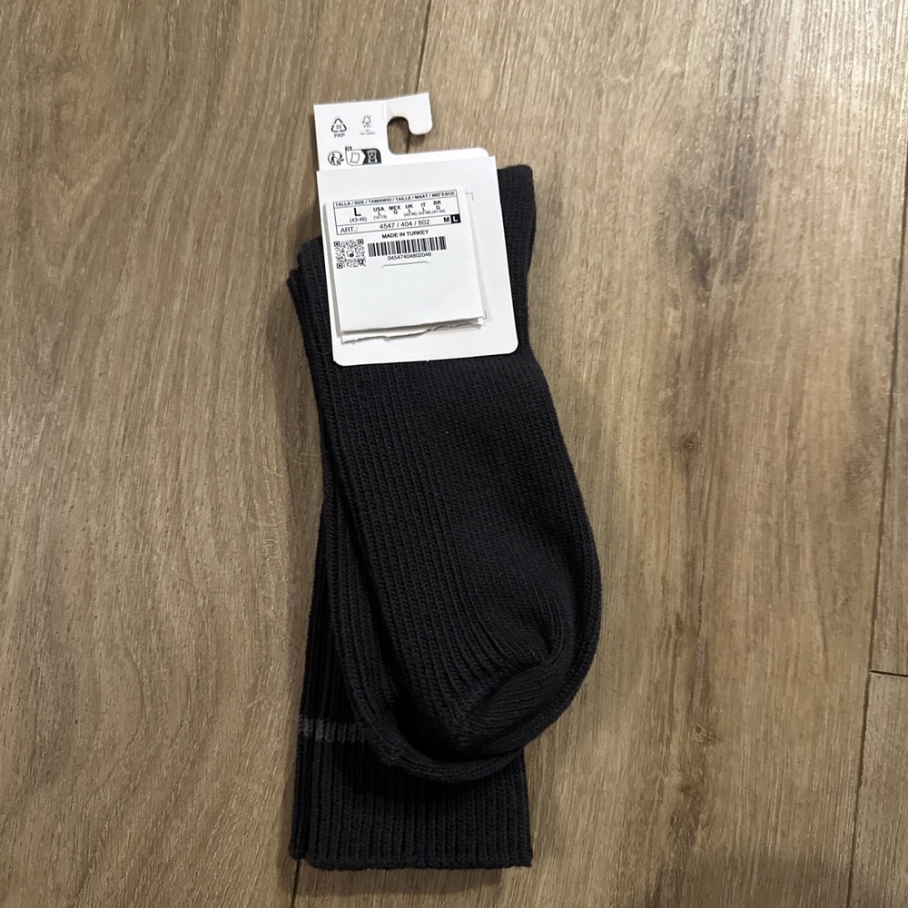Zara Men's Brown Crew Socks Large (10-13) Dress Casual Ribbed‎ Cushion NWT - Picture 4 of 6